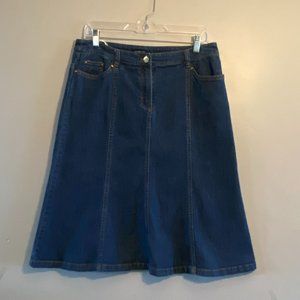 Jones N.Y. 12 denim skirt